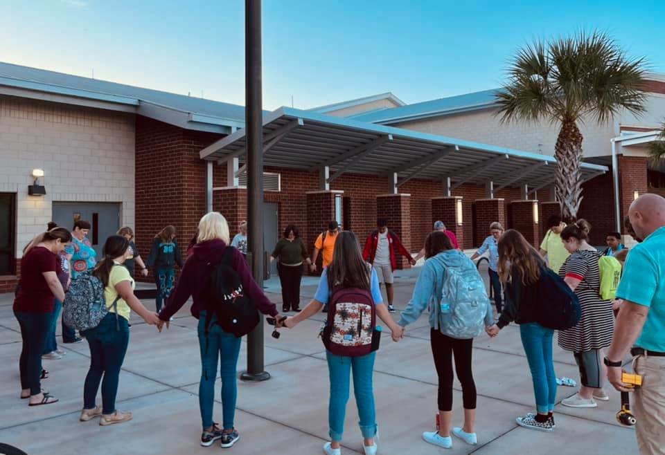 MOORE HAVEN — Some Glades County students came together at their school’s flagpole on Wednesday, Sept. 22, to participate in See You at the Pole™, an event that began with a small group of teenagers in Burelson, Texas back in early 1990.
